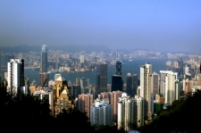 wieżowce w Hongkongu