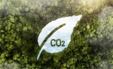 Symbol dwutlenku węgla CO2